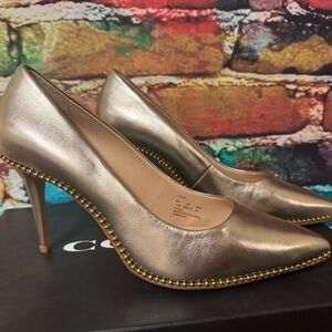 Coach Women's Metallic Heels